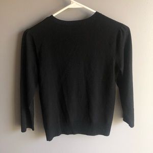 Theory Sweaters - Theory Black Wool Button Front Cardigan Theory Sweaters - Theory Black Wool Button Front Cardigan